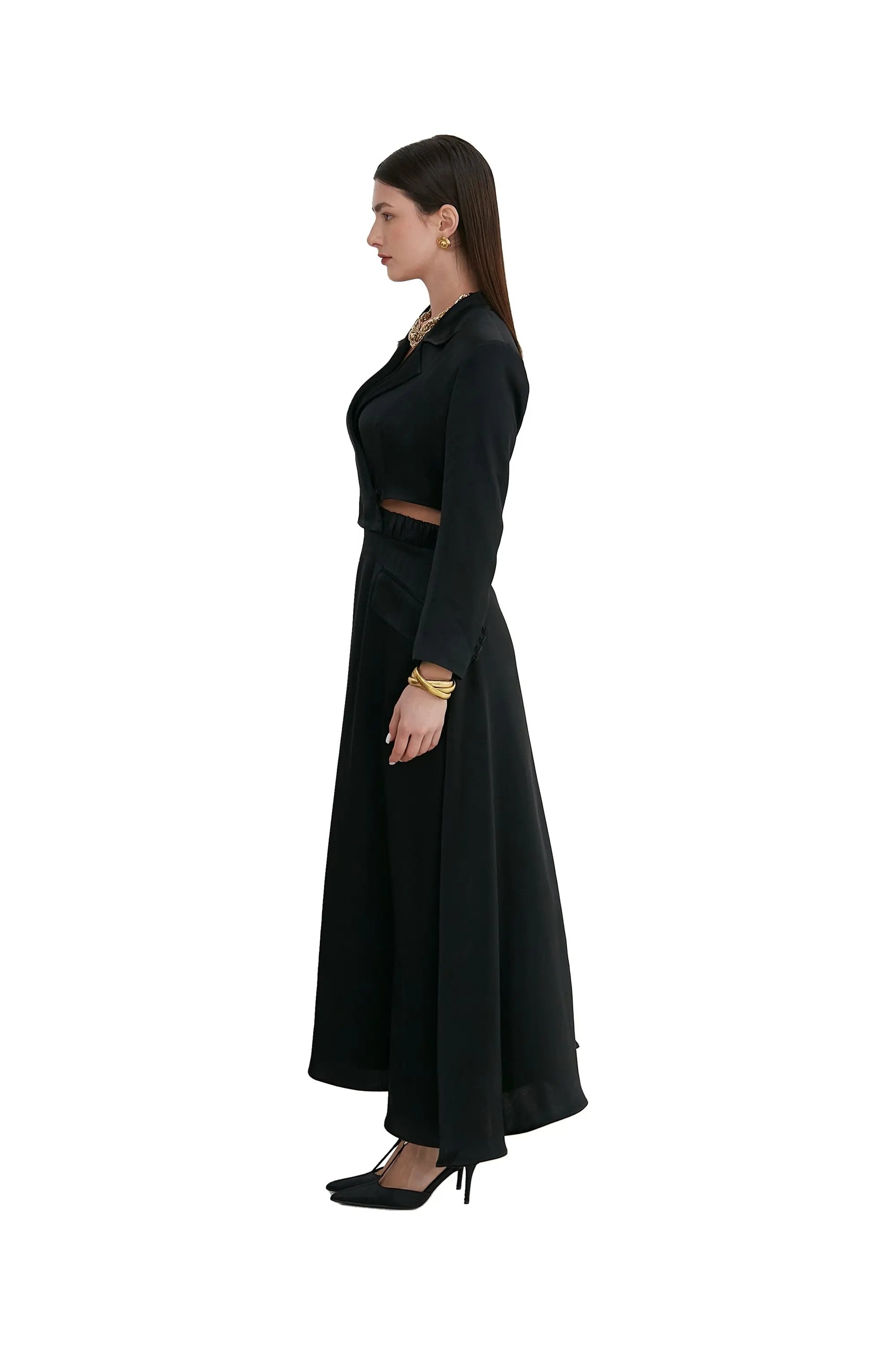 Women’s Spring Elegant High Temperament Button Suit ULA